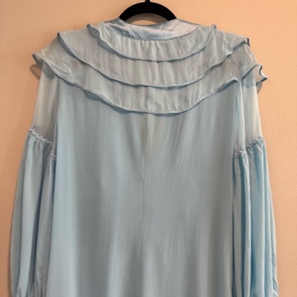 La Perla Nightgown Ruffles Lace Delicate Feminine NO BELTSize 2 small NWT $864 - Picture 6 of 12